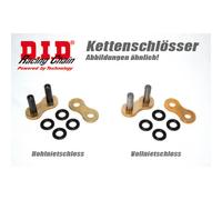 Blocco rivetto D.I.D. Hollow 50, nero-oro