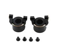 Blocco Rotelle C-Hub Anteriore nel Ottone con Rivestimento Nero per Parti di Aggiornamento per Auto Cingolate Axial SCX10 PRO 1/10 RC
