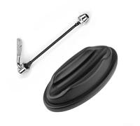 Blocco ruota anteriore per bicicletta, 25 x 14 cm, rialzo in plastica, cuscinetto antiscivolo con asta a sgancio rapido, supporto stabile per ciclismo da interno per strada e MTB (accessori per