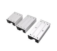 Blocco scorrevole a rotelle LGB6-60L/100-4, Blocco scorrevole a doppio asse esterno, carrello lineare, 1 pezzo(LGB6-60L-4 Wheel)