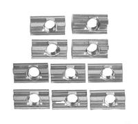 Blocco scorrevole di montaggio con sfera a molla in acciaio inossidabile per integrazione profilo in alluminio M8 A13x22mm (50pcs)