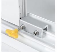 Blocco serratura, Serrature di limitazione della finestra in acciaio inossidabile, confezione da 4-20 pezzi(Double Hole,8Pcs)