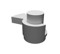 Blocco Sicurezza per Supporto Navi BMW Garmin Zumo XT Stampato Antifurto