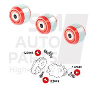 Blocco silenziatore fissaggio differenziale posteriore per Mitsubishi...