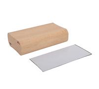 Blocco Sleipadius di Chitarra - Materiale in Acero Durevole - Superficie Liscia per Manico Comodo - Adatto per il Livellamento della Bobina - Colore del Grano in Legno Adatto (10 e 12 pollici)