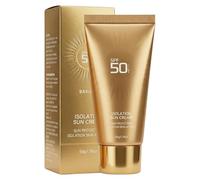 Blocco solare da 50 g per la pelle del corpo, protezione solare SPF Feature, dispositivo manuale esterno da 4 pollici, componente per la manutenzione 'escursionismo, resistente bianco sintetico