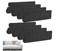 Blocco Sotto Divano - Set da 8 Pezzi di Barriera Anti Regolabile Colore Nero - Blocco Sotto Divano per Animali Domestici | per Animali Domestici Bambini Cane Gatto Casa Appartamento Soggiorno Camera d