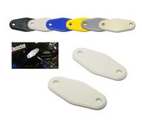 BLOCCO SPECCHI BIANCO BASE ELIMINA TARGHE COPERCHIO TAPPO APRILIA RS250 RS 250