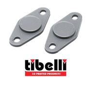 BLOCCO SPECCHIETTI MOTO OFF PLACCHE COPRI TAPPI GRIGIO APRILIA RSV MILLE ME R...