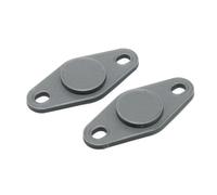 Blocco specchio grigio fuori base piastre copri foro billetta APRILIA RSV MIL...