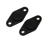 Blocco specchio nero fuori base piastre copri foro billetta APRILIA RSV MILLE...