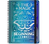 Legami - Quaderno Spiralato a Righe 7 mm, Moth, Special Edition, Formato A5, Large, in Carta FSC Certificata, Contiene 1 Foglio di Adesivi, 160 Pagine, Chiusura con Elastico, 15 x 21 cm