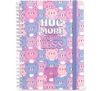 Legami - Quaderno Spiralato a Righe 7 mm, Teddy Bear, Formato A4, Maxi, in Carta FSC Certificata, Contiene 1 Foglio di Adesivi, 160 Pagine, Chiusura con Elastico, 21 x 29 cm