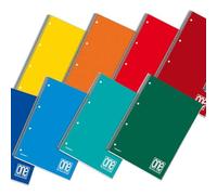 Maxiquaderno One Color - A4 - quadretto 5mm - 140 fogli - 70gr - 4 fori - spiralato - Blasetti