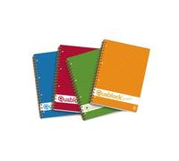 Blocco spiralato QUABLOCK - A4 - 1 rigo - 120 Fg. PIGNA 02000011R (5 Pz)