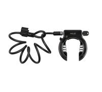 Blocco-Telaio Cavo 180x1cm Chiave Rimovibile XLC per Bicicletta Nero