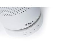 Block The Flame Altoparlante Bluetooth wireless con braciere da tavolo per un'atmosfera accogliente, colore bianco