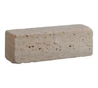 Blocco travertino classico 20x10x5 cm beige