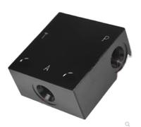 Blocco valvola direzionale elettromagnetica a innesto filettato a due posizioni e tre vie V08-3 blocco circuito olio(Valve seat,220V)