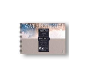 Blocco Watercolour Torchon - 21 x 29,7 cm - 12 fogli - 300gr - spiralato - Fabri