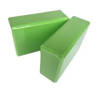 Blocco yoga EVA - Mattone di supporto per lo stretching antiscivolo, per esercizi in schiuma leggera | Durevole viola Pilates Balance Accessorio 23x15x8 cm Attrezzatura per l'allenamento con imp