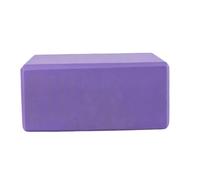 Blocco Yoga In EVA, Mattone, Schiuma, For Esercizi A Casa, Fitness, Salute, Palestra, Strumento Di Pratica, 23 * 15 * 7,5 Cm, Massaggio Sportivo(PURPLE)