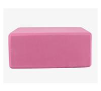Blocco yoga in EVA, mattone, schiuma, for esercizi a casa, fitness, salute, palestra, strumento di pratica, 23 * 15 * 7,5, rullo for massaggio sportivo(Pink)
