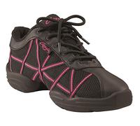 Bloch 524 Criss Cross, sneakers da danza rosse, rosa-nero, taglia 41 1/3 EU