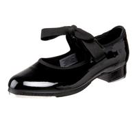 Bloch Dance Annie Tyette Tap Shoe (Toddler/Little Kid/Big Kid),Black Patent,12 N US Little Kid