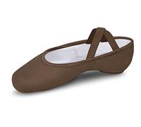 Bloch Dance - Pantofole da Donna in Tela Elasticizzata, Suola Divisa, Cacao, 39 EU
