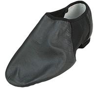 Bloch Dance - Scarpa da Donna Neo-Flex in Pelle e Neoprene, Slip On Split Sole Jazz, Nero, 38 EU Stretta