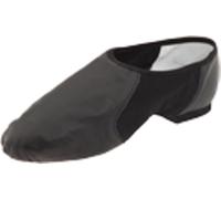 Bloch Dance - Scarpa da Donna Neo-Flex in Pelle e Neoprene, Slip On Split Sole Jazz, Nero, 39 EU
