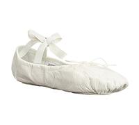 Bloch Dance Women's Prolite II Leather Ballet Slipper, White, 6 C US