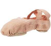 Bloch Danza Synchrony Split Sole Stretch Canvas Ballet Slipper/Scarpa Donna, Rosa, 3.5