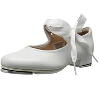 Bloch Girls Annie Tyette Ballet Flat, White, 7 Little Kid