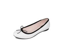 Bloch Women's Amalthea Fashion Ballerina Shoe, White, EU 36.5 (US Women's 6.5), Medium