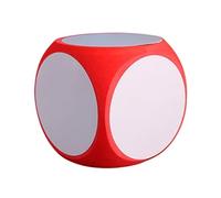 Block 4x4Inch Write on Wipe Off Multipurpose Educational Dice Cube White Boards Dice Cube Teaching Dice