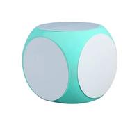 Block 4x4Inch Write on Wipe Off Multipurpose Educational Dice Cube White Boards Dice Cube Teaching Dice