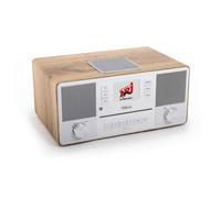 Block Aurora impianto stereo in noce con altoparlanti integrati per un suono potente