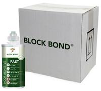 BLOCK BOND Colla poliuretanica FAST 10 × 200 ml L’originale - confezione da 10 pezzi