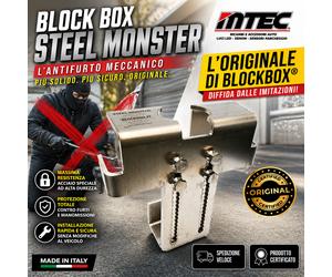 BLOCK BOX BLINDATURA CENTRALINA MOTORE AUTO ANTIFURTO mod. SM01 BLOCKBOX