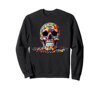 Block Builder Bricks Halloween Skeleton Master Builder Skull Felpa