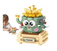 Block Construction Toy - set di puzzle con in forma securiosi, design 'arredamento della città | Set di giocattoli in miniatura artistica per bambini, idea regalo STEM, kit d