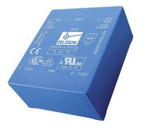 Block FL 6/15 , UI 30/10,5 trasformatore piatto FL 6 VA 2 x 115 V 2 x 15 V 2 x 2