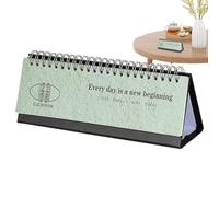 Block Layout Calendar, Monthly Desk Planner Organizer, 12 Month Schedule Book with Ruled Writing Space, Thick Paper Date, Desktop Planning Calendar with Design for Home Office