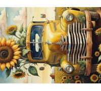 Block notes a righe con immagini country artistiche: apertura superiore. 15.5x20.5