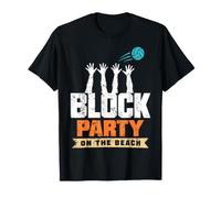 Block Party On The Beach - Beach Volleyball Player Maglietta