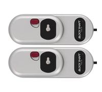 BLOCK SHAFT Gatelock Pro Doppio - Set di 2 Serrature per Veicoli Commerciali ad Altissima Sicurezza, Bloccaggio Misto, Lega Speciale Inossidabile