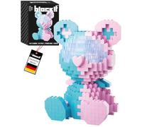 block!t Future Bear - Set di mattoncini 3D con doppio LED, il tuo simbolo di speranza e nuove strade, regalo significativo per adulti e bambini
