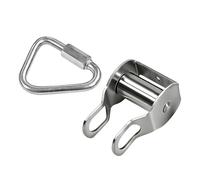 Block Tackle Set di puleggia - ad alte prestazioni in acciaio , forte strumento di sollevamento della corda, meccanismo facile da usare | Home Gym Pulley System per la caccia, il